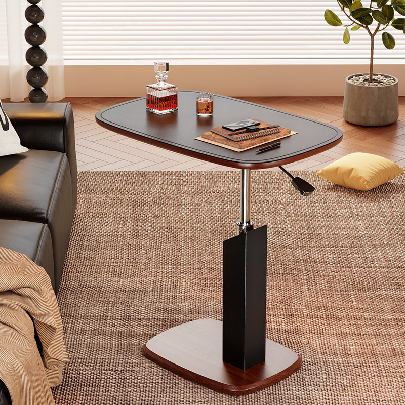 升降沙发边几可移动客厅茶几小桌子床头边桌电脑桌中古风C型角几,住宅家具,移动边几/推车,淘宝优惠券,粉丝福利购,淘宝优惠卷