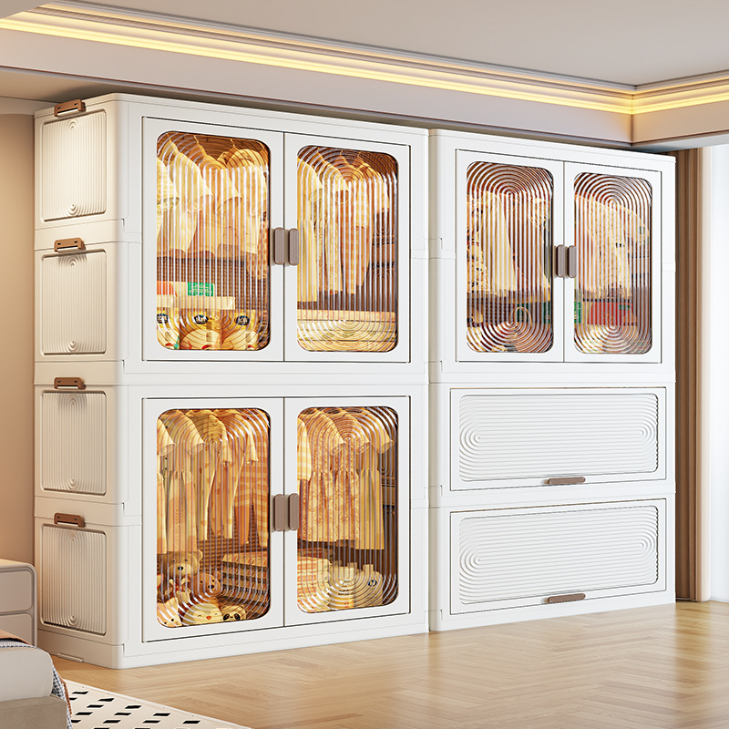 免安装简易衣柜家用卧室儿童婴儿衣物收纳柜子出租屋塑料成人衣橱