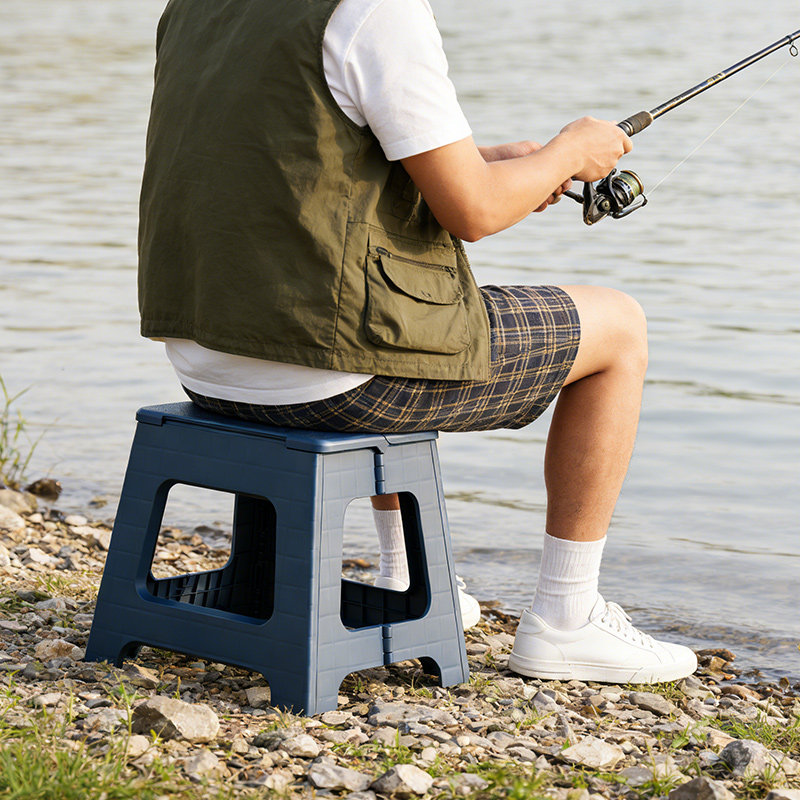 钓鱼专用折叠椅户外露营折叠凳便携式钓椅马扎小凳子结实塑料板凳
