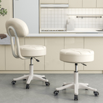 万向轮小凳子带轮美容院可升降大工椅家用化妆圆凳学生书桌用椅子