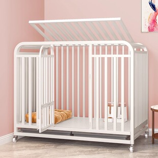 宠物狗笼子家用围栏大中小型犬狗窝隔离室外训练厕所狗栅栏阻拦门