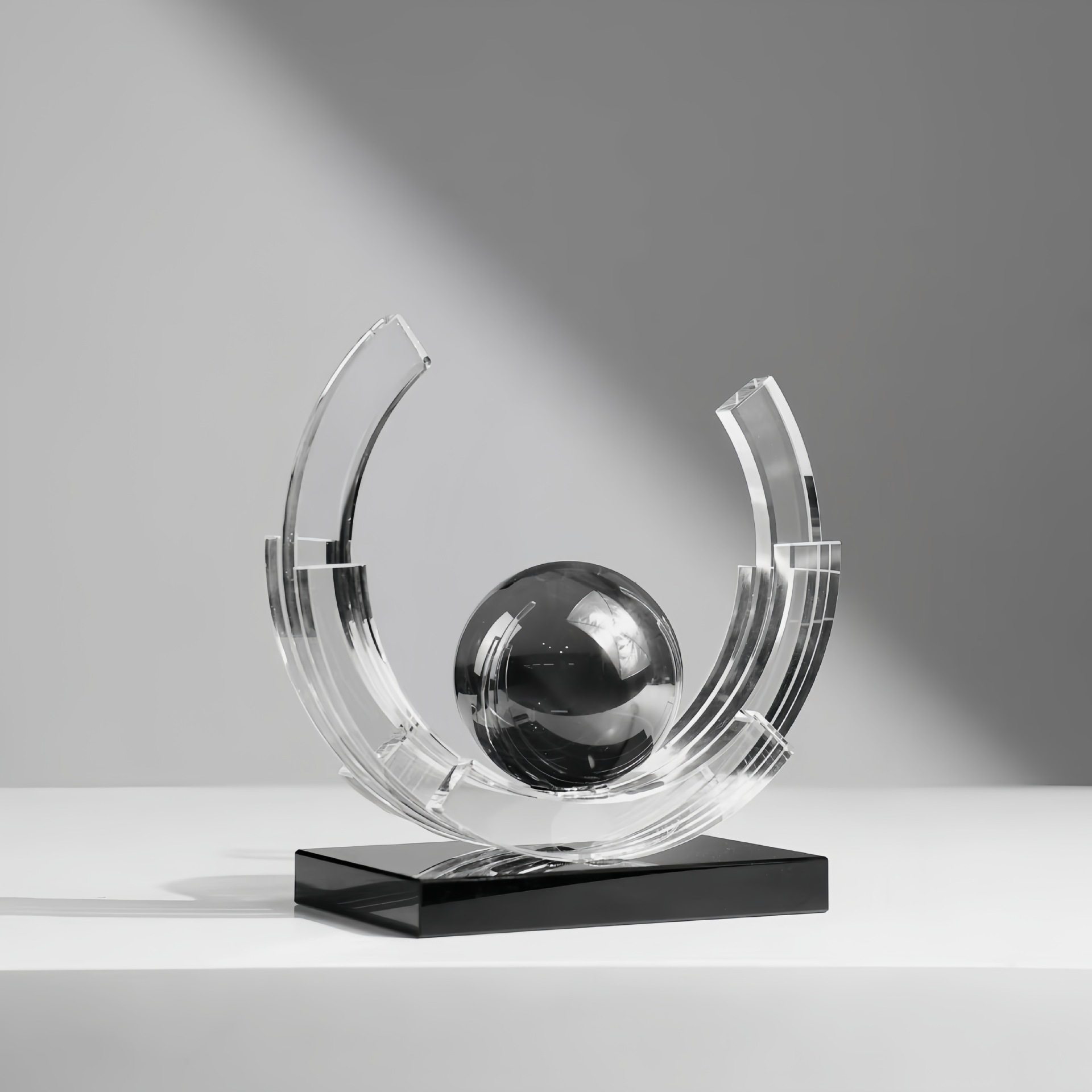 可定制现代创意轻奢不规则几何水晶摆件样板间客厅玄关酒柜艺术品,家居饰品,桌面摆件,淘宝优惠券,粉丝福利购,淘宝优惠卷