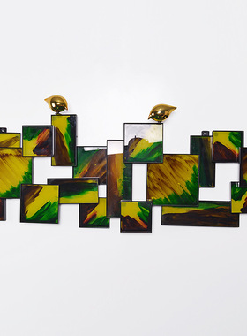 可定制现代创意抽象金属雕塑摆件