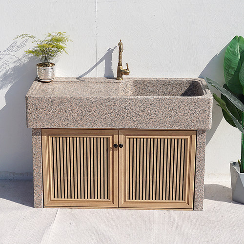 户外大理石洗手台盆花园庭院整石