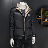 3002P2852024冬季新品男士羽绒服短款立领85白鸭绒上衣，男装羽绒服，电商D260