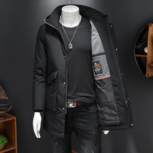 2024冬装男士中长款羽绒服 标90绒 厚款901P355图片