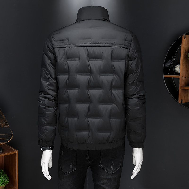 2025冬装新款男士立领羽绒服新标90白鸭绒轻薄款羽绒衣9966P235,男装羽绒服,电商D260