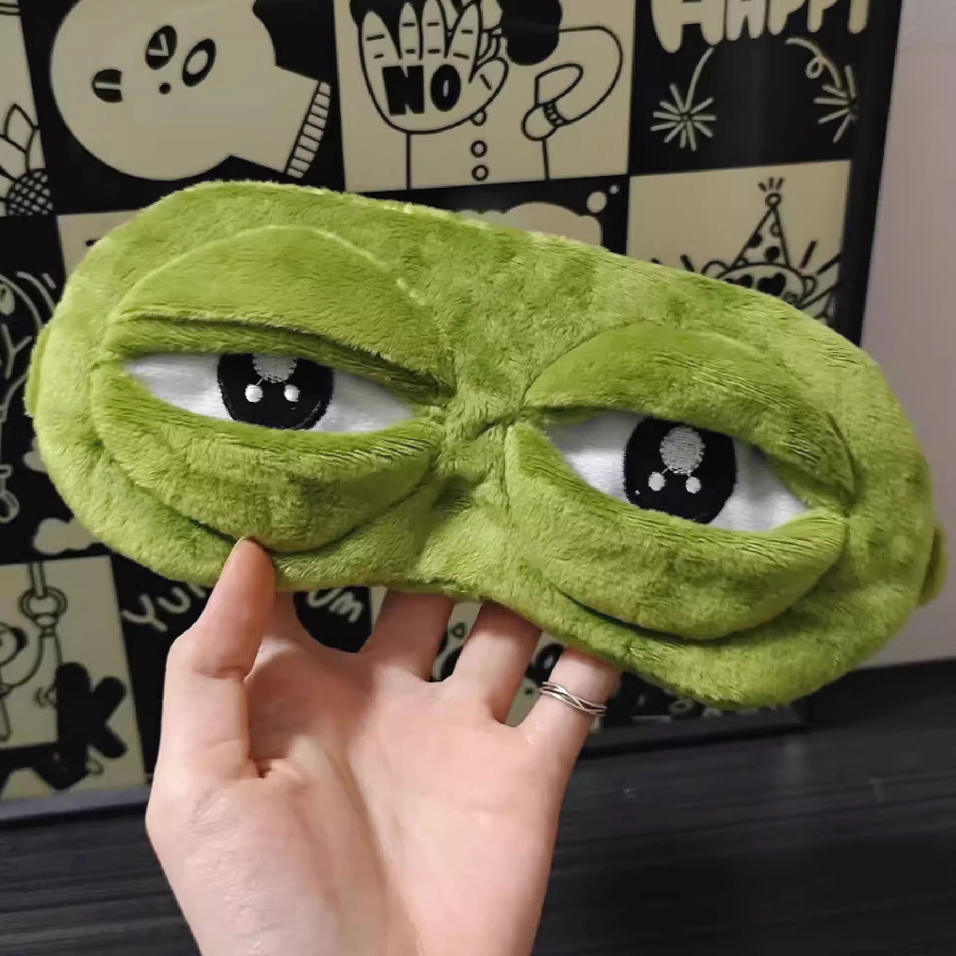 搞怪可爱卡通青蛙眼罩睡眠遮光