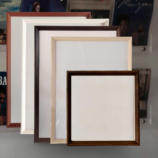 实木画框相框挂墙展示框摆台A4A3装裱8k开20寸16寸4开大尺寸50x70