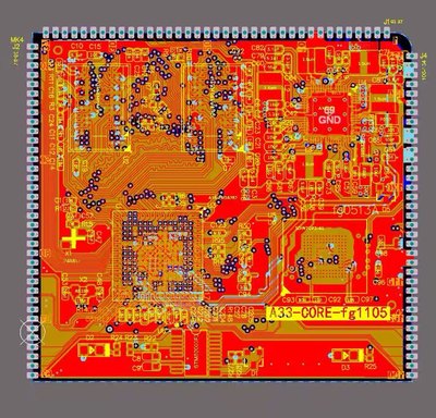 [方案]全志A33核心板电路图设计原理图pcb资料altium designer