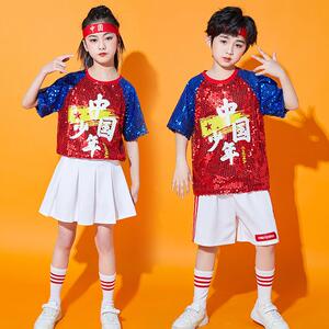 六一儿童舞蹈服啦啦队演出服