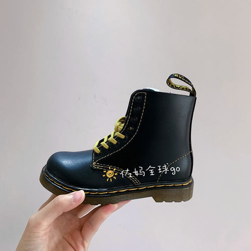 drmartens儿童马丁靴1460侧拉链