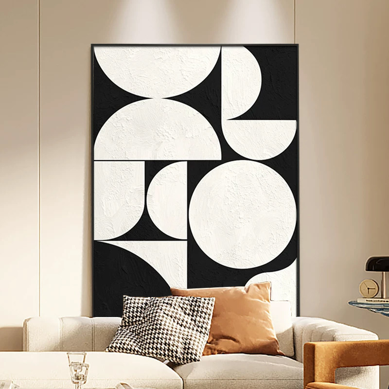 极简风黑白灰肌理挂画装饰画抽象挂画沙发背景墙客厅玄关落地画,家居饰品,现代装饰画,淘宝优惠券,粉丝福利购,淘宝优惠卷