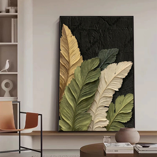 2026新款家大业大玄关高级感好寓意装饰画走廊过道立体砂岩画挂画