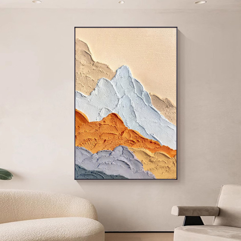 客厅摆画模板1：客厅1.5比例装饰画；黑框+金框；最大21款