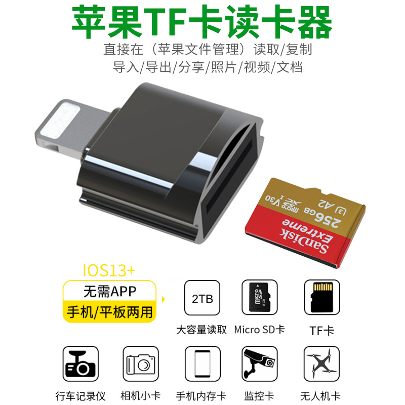 适用苹果安卓接口可选TF存储卡