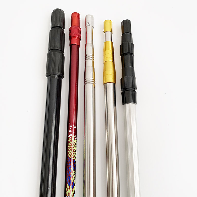 定位拉伸铝合金超轻加厚抄网杆