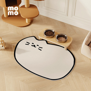 卡通宠物猫咪狗狗吃饭专用餐垫防水防污防外溅耐脏饭盆水碗易打理