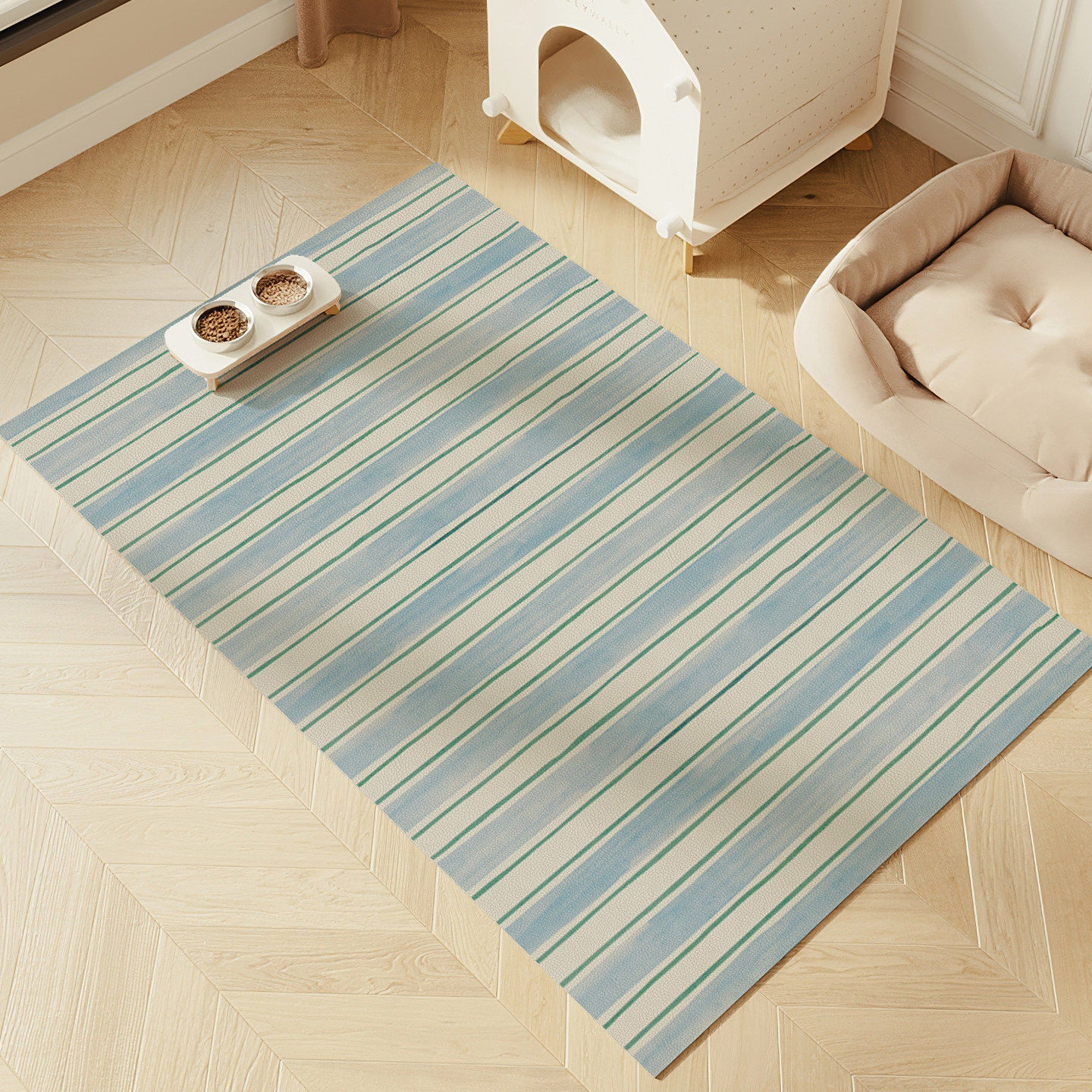 ins奶油风宠物地垫防水防尿可擦免洗围栏狗窝垫子四季通用易打理,宠物/宠物食品及用品,猫狗垫子,淘宝优惠券,粉丝福利购,淘宝优惠卷