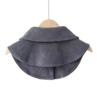 领子护颈高领翻领假领保暖防脏女脖套羽绒服立领冬季衣领围脖