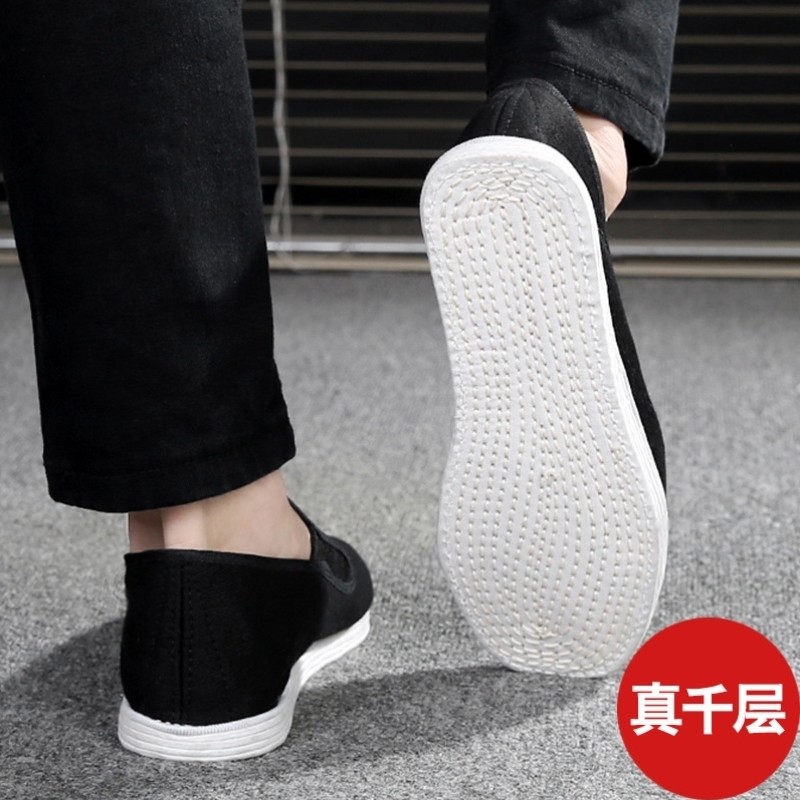 男女千层底老式布拖鞋春夏秋冬家居透气手工布棉鞋传统休闲布鞋拖