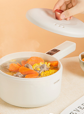 URINGO电煮锅多功能一体锅家用宿舍煮面小电锅小型蒸煮电热火锅