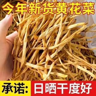 菌裕新货无硫熏黄花菜干货500g手选装金针菜农家脱水蔬菜商用餐饮