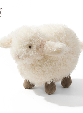 海湾兔Bunnies 小绵羊公仔儿童毛绒抱睡玩具安抚生日礼物娃娃玩偶