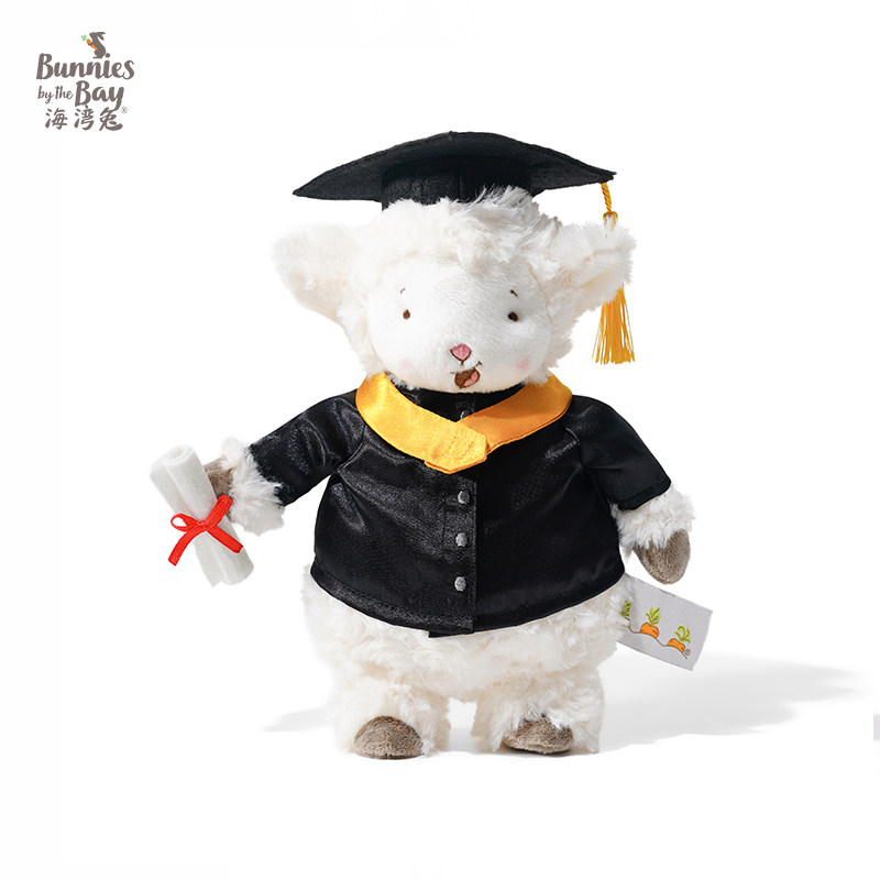 【毕业季礼物】学士服小羊玩偶毛绒玩具公仔女娃娃海湾兔Bunnies