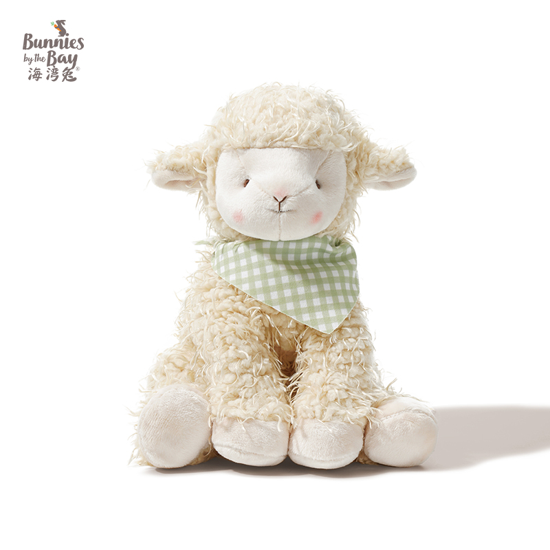 海湾兔Bunnies 可爱棉花绒小羊玩偶安抚抱睡毛绒公仔男女生日礼物