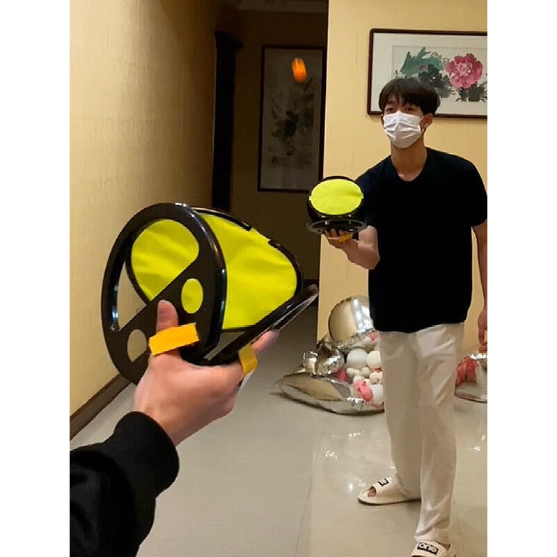 弹力抛接球手抓球户外亲子互动儿童成人益智运动乒乓球情侣游戏
