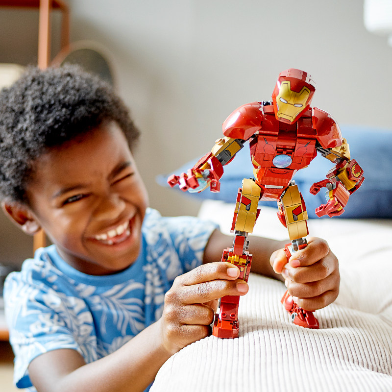 슈퍼 히어로 76206 스틸 메카 MK43 인형 소년 조립 중국 빌딩 블록 어린이 장난감 선물