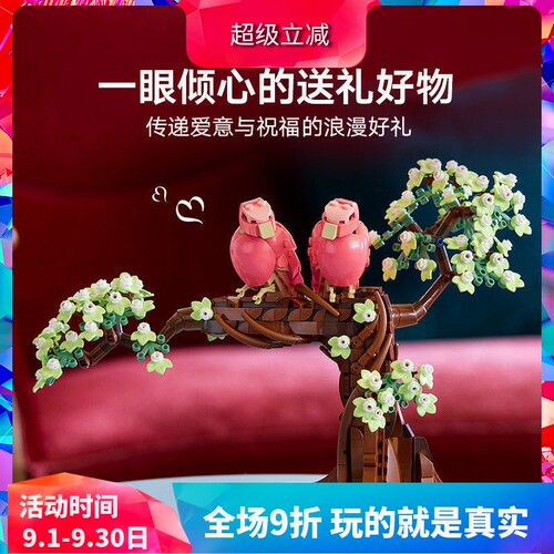 中国积木创意系列21365爱情鸟