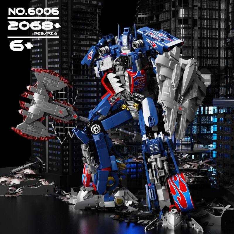 QINGTIANZHU BUMBLEBEE 변형 자동차 로봇 어린이 조립 중국어 빌딩 블록 소년 장난감 선물 모델