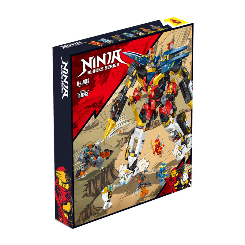 71765 NINJAGO 슈퍼 조합 메카 소년 어린이 장난감 선물 중국어 빌딩 블록 조립