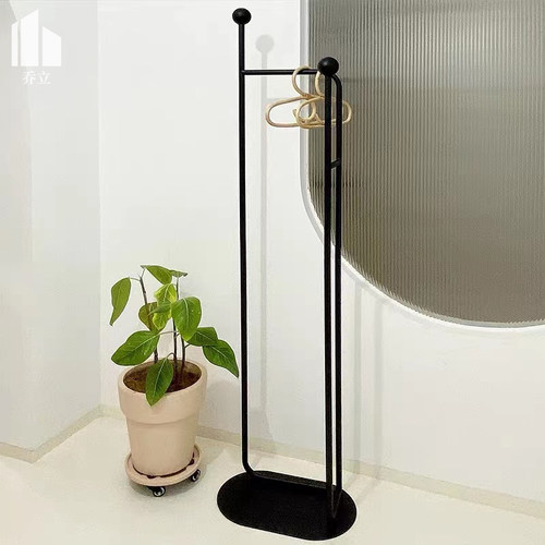 北欧ins客厅卧室金属落地衣帽架