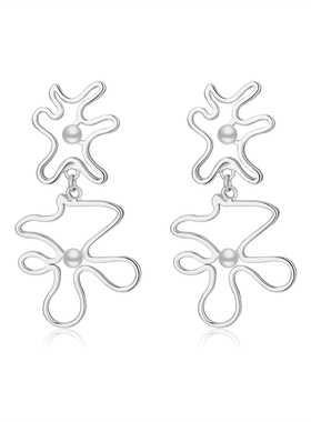 conceptofskin肌理概念 轮回系列 原创极简设计耳饰耳钉 | 双花