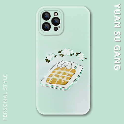 晚安好梦~睡觉猫咪数羊可爱菲林iPhone17Air苹果16promax手机壳OPPO小米15华为pura70一加14适用vivoX200荣耀