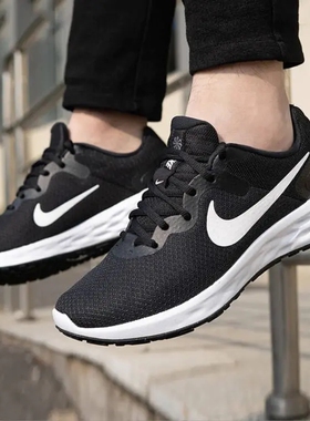 Nike Revolution 6 减震 网面透气 华夫鞋 跑鞋