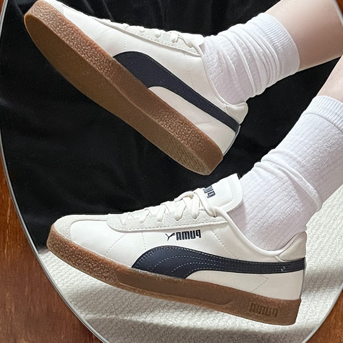 彪马秋冬男女同款翻毛皮复古低帮经典德训鞋休闲板鞋401515