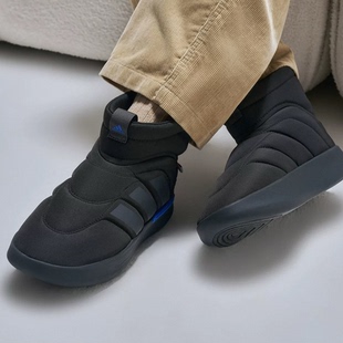 ADIPUFF面包鞋保暖防滑耐磨柔软中高帮棉鞋adidas阿迪达斯轻运动