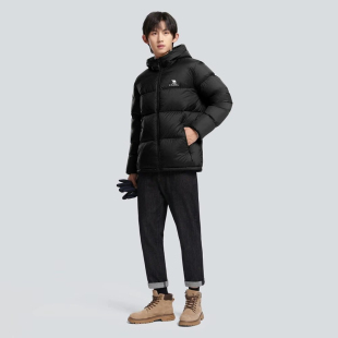 -骆驼户外羽绒服男女冬季加厚保暖连帽外套登山滑雪服