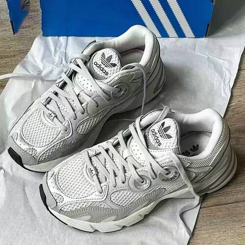 adidas/阿迪达斯贝果鞋女鞋网面老爹鞋新款跑步鞋运动鞋GZ3569