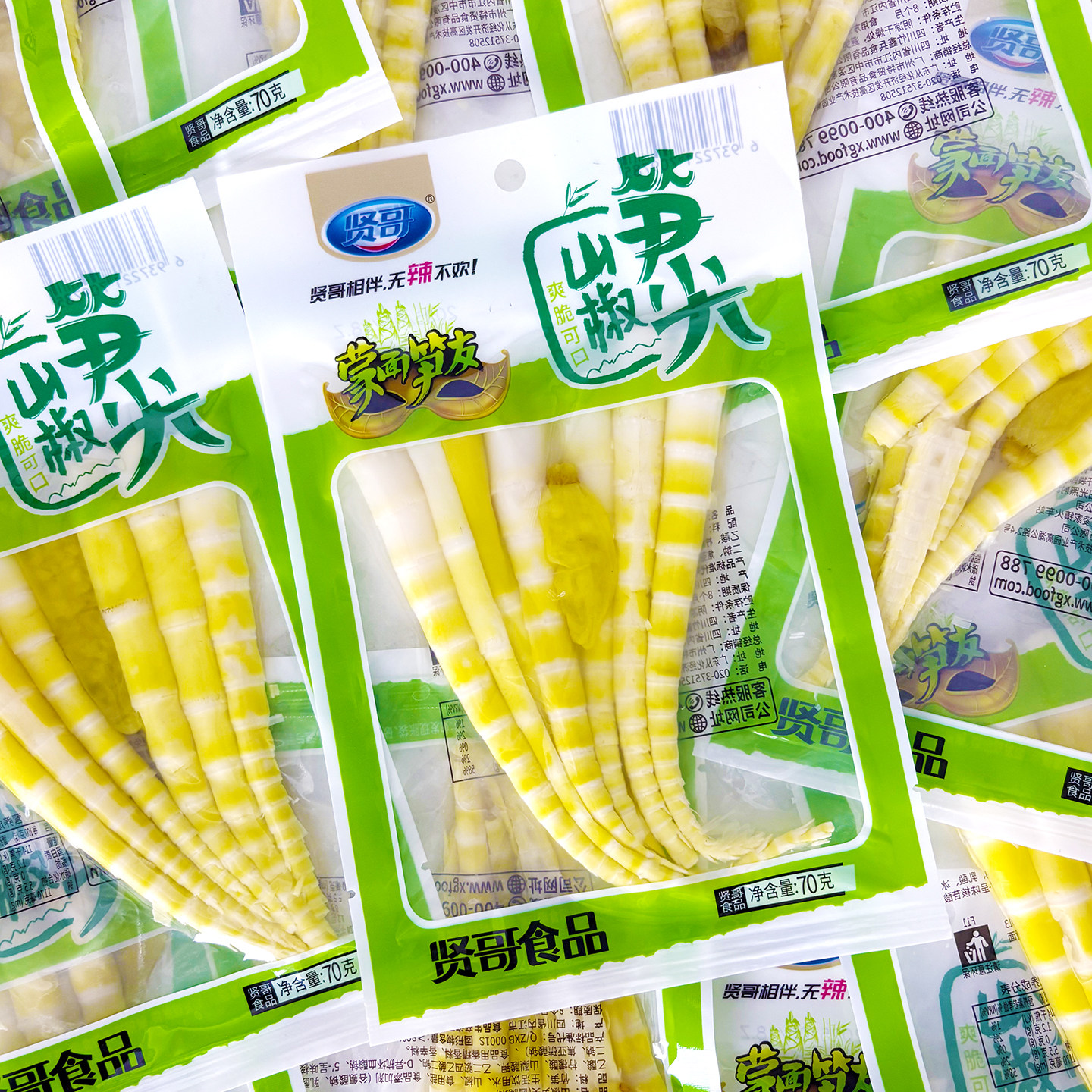 贤哥山椒笋尖75g大包装图片