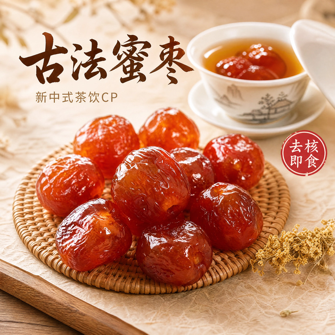 无核金丝蜜枣煮粥煲汤软糯香甜