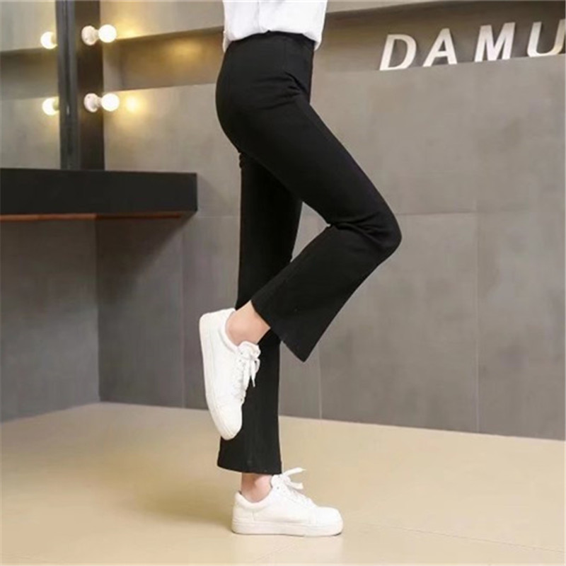 ÍâóŮװβµ¥Çå²Ö¼ô±ê´óÅÆÓ൥Ե¥ ºÚÉ«¸ßÑüulzzang΢À®¿ãÅ®¾Å·Ö