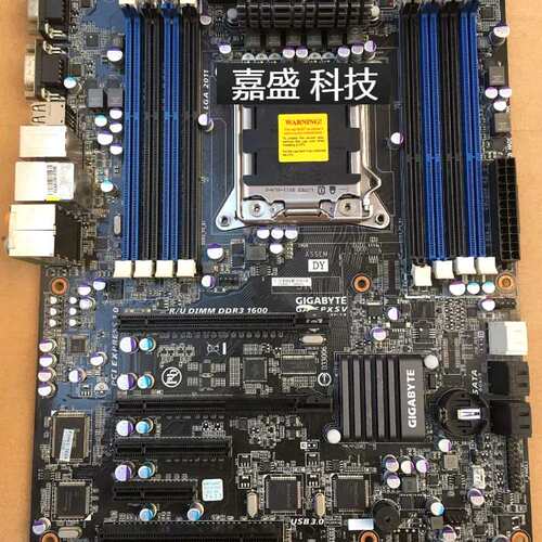 GA-6PXSV1主板 2011针单路工作站服务器主板 支持E5-2680 V2议价