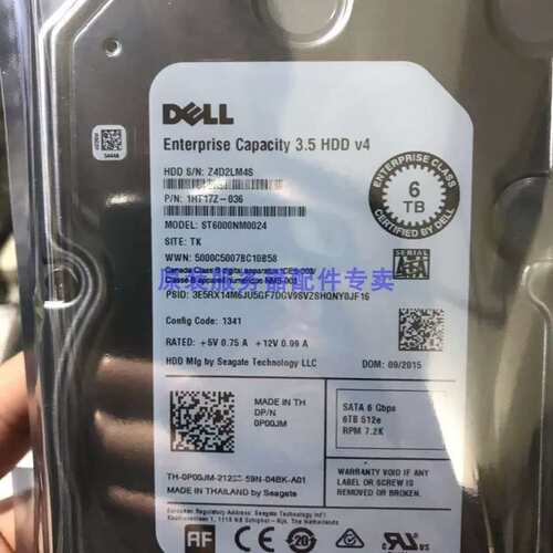 /0P00JM ST6000NM0024 6TB 7.2K SATA 3.5服务器硬盘议价