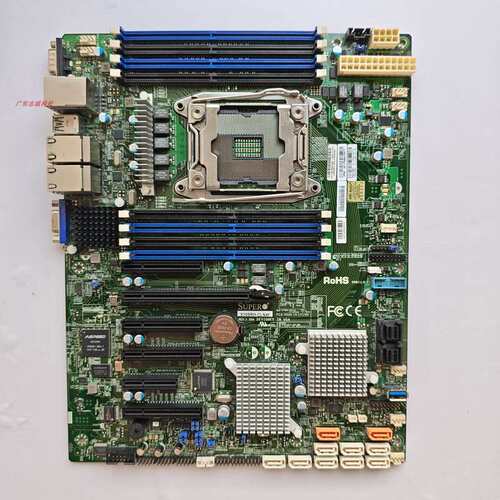 X10SRH-CLN4F服务器主板 4口网卡  实物拍摄议价