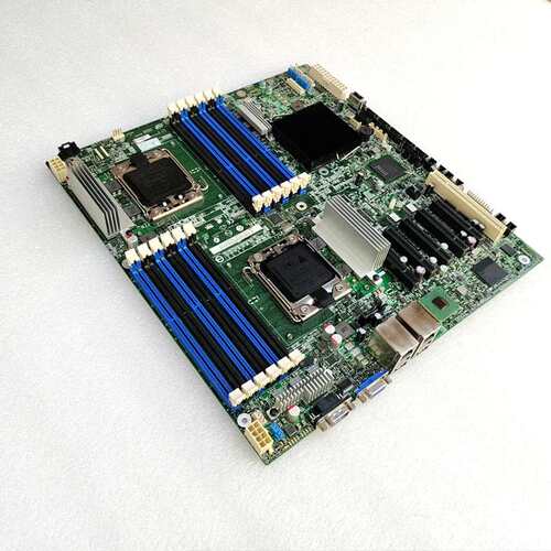 S5520HC 双路1366 X58服务器主板ECC REG 1内存槽议价